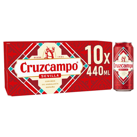 Cruzcampo cans x10