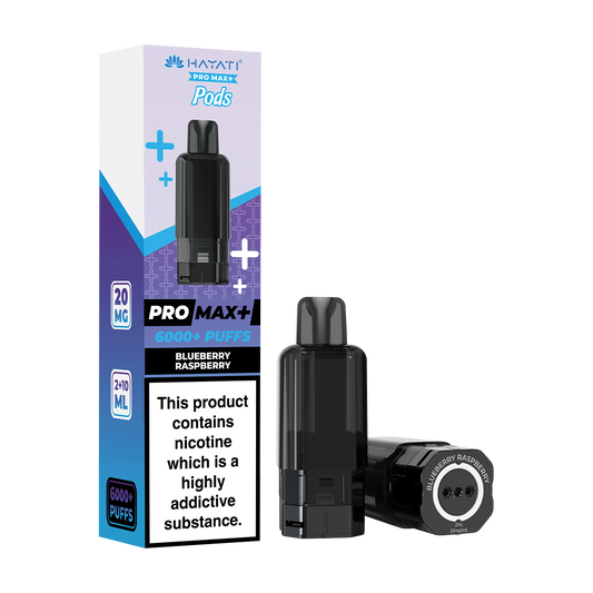 Hayati Pro Max + 6000 Puff Pod Blueberry Raspberry