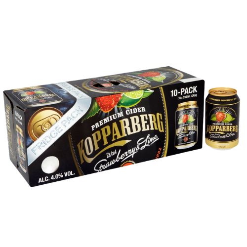 Kopparberg Strawberry & Lime x10 330ml cans