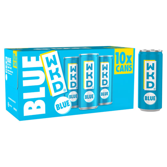 WKD Blue x10 cans